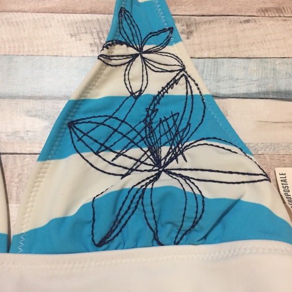 NWT Aeropostale Tropical Sunset Print Bikini - Picture 3 of 6